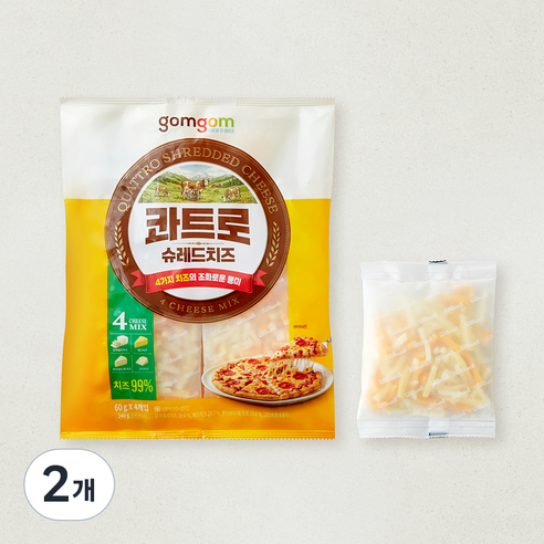 [로켓프레시] 곰곰 콰트로 슈레드치즈