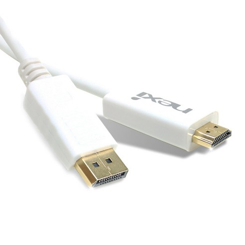 넥시 DP to HDMI 케이블 ver 1.1 디스플레이포트, NX-DP TO HDMI(1.8m), 1개