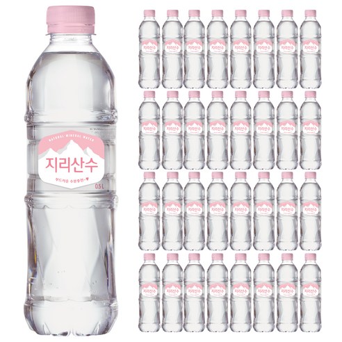 지리산수 핑크, 500ml, 60개