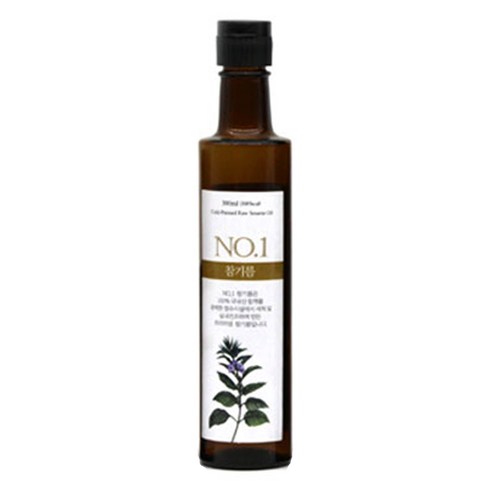 앤오일 고소한 저온압착 참기름, 300ml, 1개