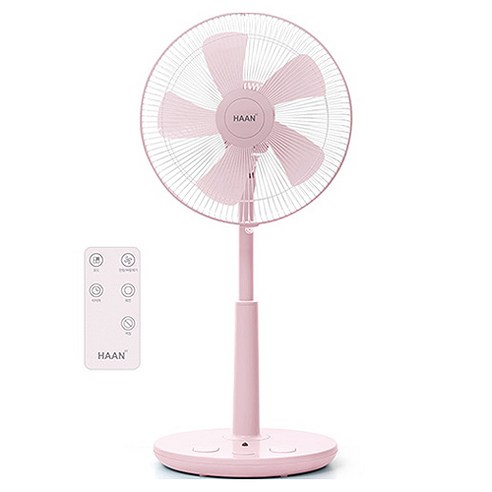 한경희생활과학 초미세풍 발터치 리모컨 컬러 선풍기 HAAN-HDC230