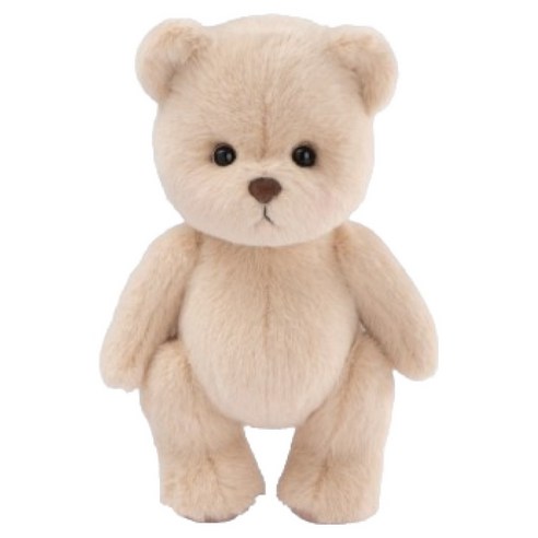 테디테일즈 레나베어 단모 인형 S + 쇼핑백, 20cm, 밀크티, 1개