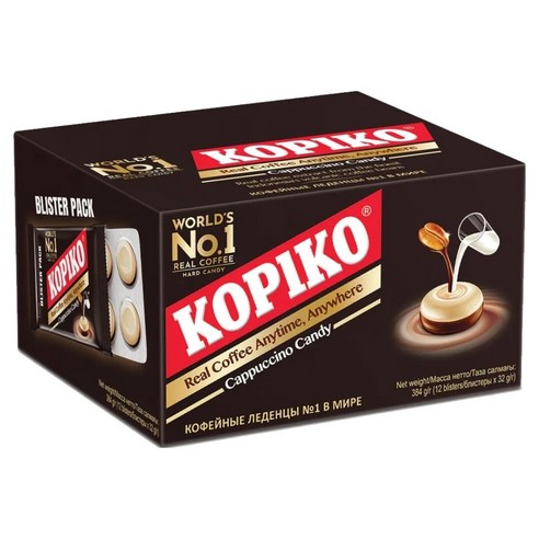 코피코 마요라 카푸치노맛 캔디 블리스터 팩 12p