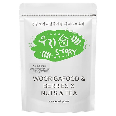 우리가스토리 감초차 티백