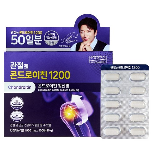 주영엔에스 관절엔 콘드로이친 1200 선물세트 90g, 100정, 1개