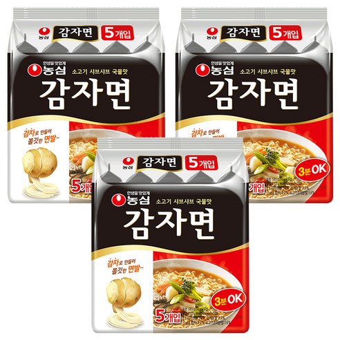농심 감자면 117g