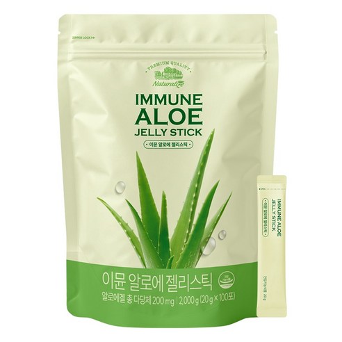 네추럴라이즈 이뮨 알로에 젤리스틱, 2kg, 1개