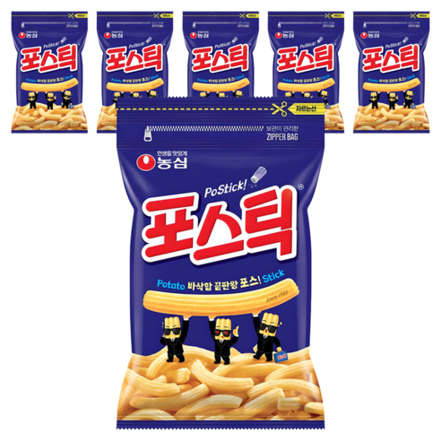 포스틱 과자, 280g, 6개