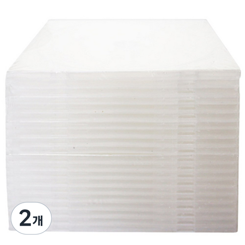 멜로디 투명연질슬림 CD/DVD케이스 20p, 단일 상품, 2개