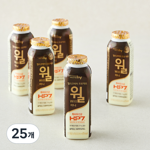 [로켓프레시] 에치와이 윌 미니, 25개, 1개입, 80ml