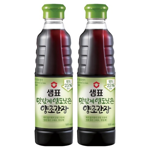 샘표 맛있게 염도낮은 양조간장