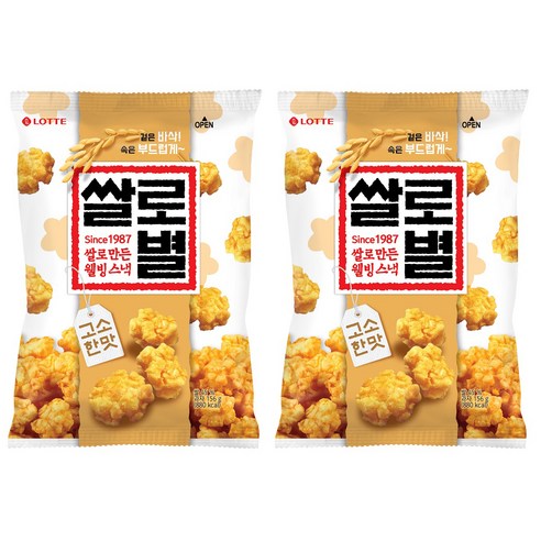 롯데웰푸드 쌀로만든 쌀로별 고소한맛