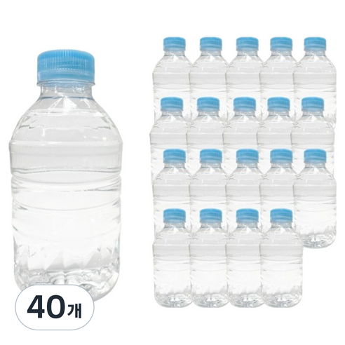 동원샘물 생수 무라벨, 300ml, 40개