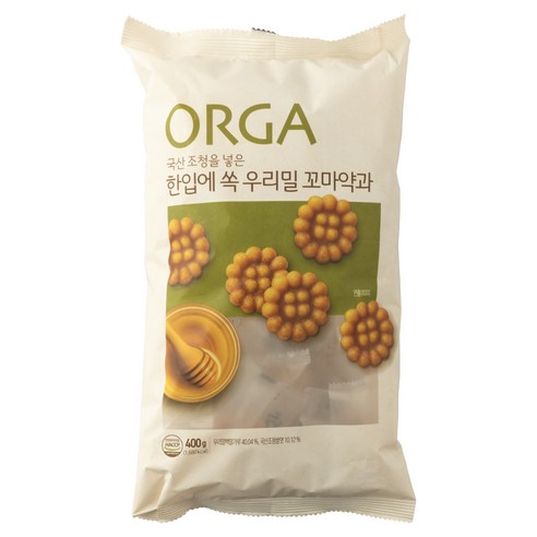 올가홀푸드 한입에 쏙 우리밀 꼬마약과