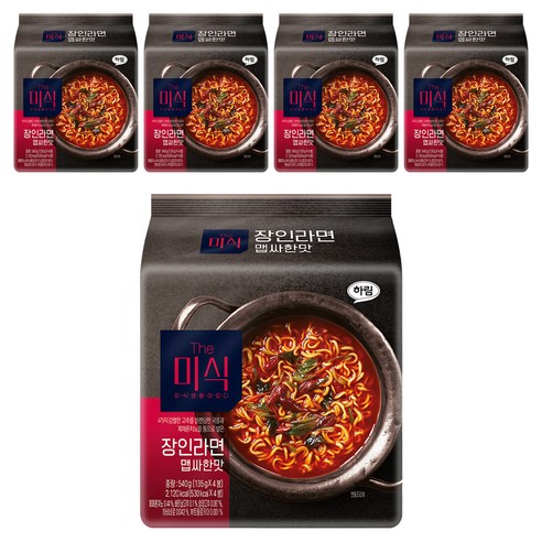 더미식 장인라면 맵싸한 맛 135g