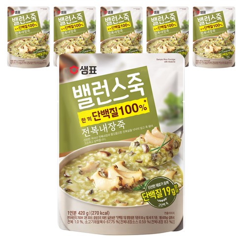 샘표 밸런스죽 전복내장죽