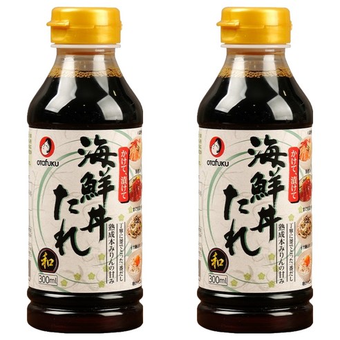 오타후쿠 카이센동용 타레 해산물 돈부리 덮밥 소스, 300ml, 2개