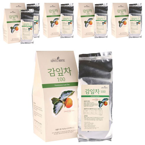 애드웰하우스 감잎차 100, 1g, 60개입, 6개