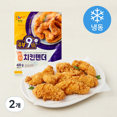 [로켓프레시] 목우촌 주부9단 바삭 치킨텐더 (냉동)