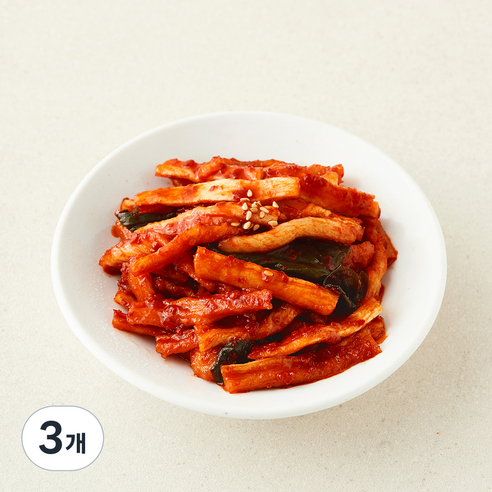 [로켓프레시] 여담찬 무말랭이 무침, 1kg, 3개