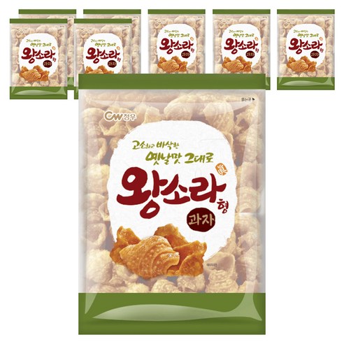 청우식품 왕소라형 과자