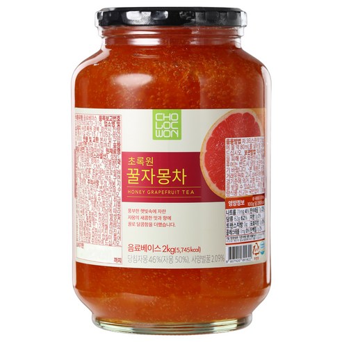 초록원 꿀자몽차