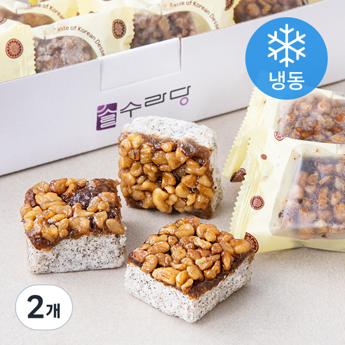 [로켓프레시] 수라당 호두 설기 (냉동), 50g, 20개입, 2박스