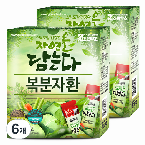 굿허브 조은약초 자연을 담는다 스틱형 복분자환, 6개, 90g