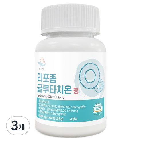 순수한줌 리포좀 글루타치온 정 36g