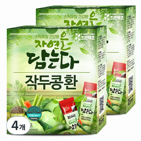 굿허브 조은약초 자연을 담는다 스틱형 작두콩환, 90g, 4개