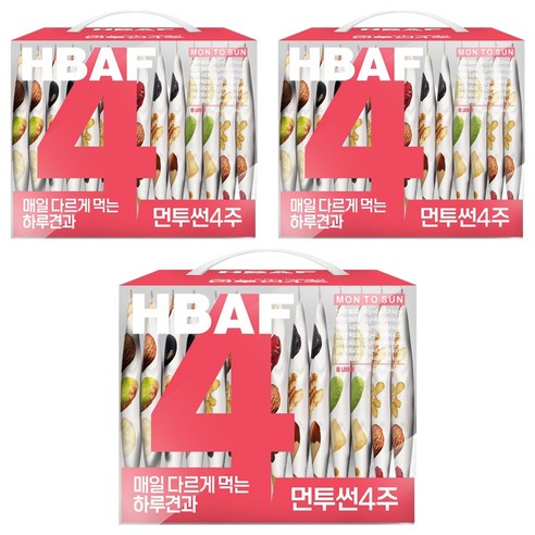 바프 먼투썬 4주 하루견과 560g, 3개
