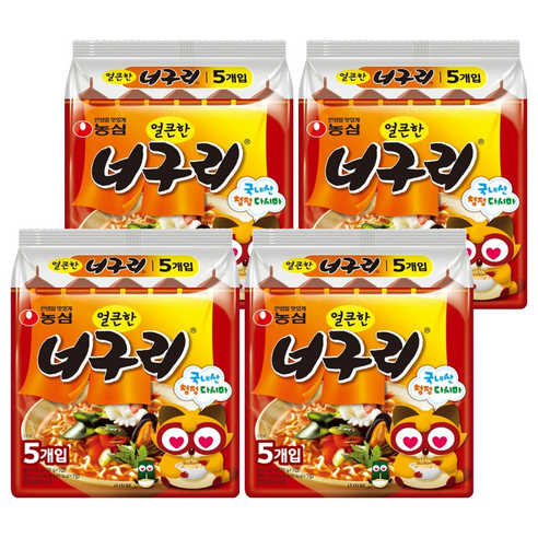 농심 얼큰한 너구리 120g