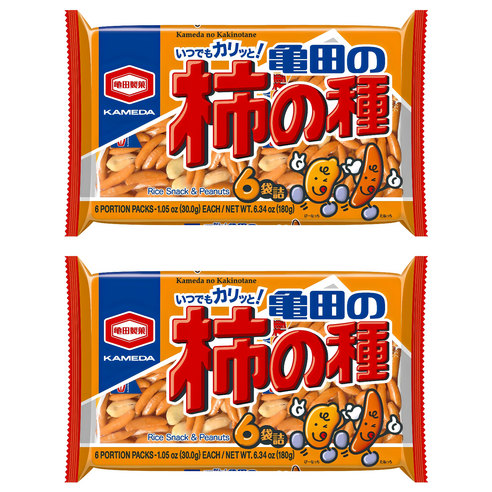 카메다 카키노타네 스낵 6p, 180g, 2개
