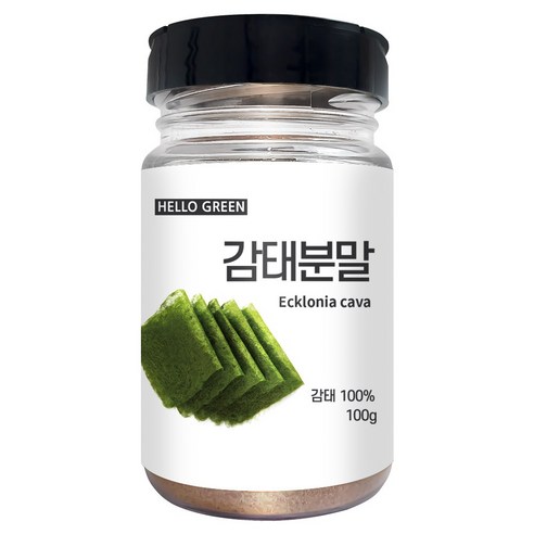 헬로우그린 감태분말 통, 100g, 1개