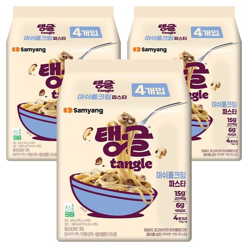 tangle 머쉬룸 크림파스타 105g, 12개