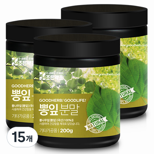 조은약초 뽕잎가루, 200g, 15개