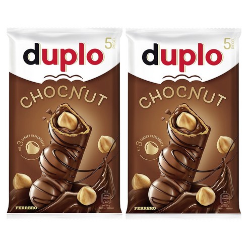 duplo 페레로 초코넛 밀크 초코바 5p, 130g, 2개