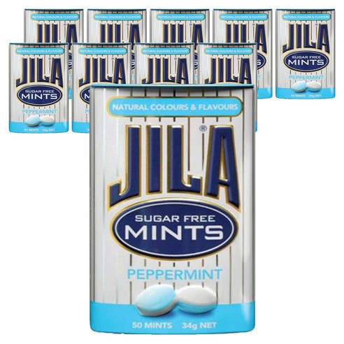 JILA 페퍼민트캔디, 34g, 10개