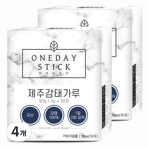 굿허브 원데이스틱 제주 감태 분말 가루 스틱 30p, 4개, 90g