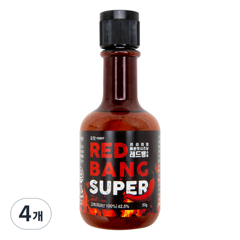 요릿 레드뱅 슈퍼, 4개, 50g