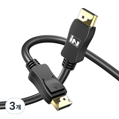 인네트워크 8K UHD 지원 디스플레이포트 DP Ver1.4 모니터 영상 케이블 IN-8KDP14V