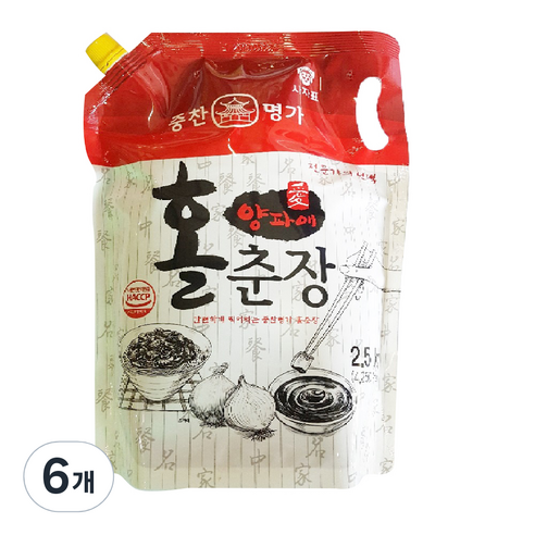 영화 홀춘장, 2.5kg, 6개