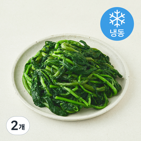 [로켓프레시] 나물투데이 국내산 데친 쑥갓 (냉동)