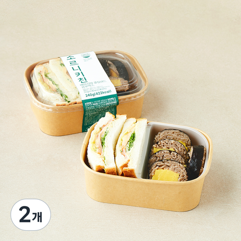 [로켓프레시] 조르니키친 메밀김밥 클럽샌드 콤보박스
