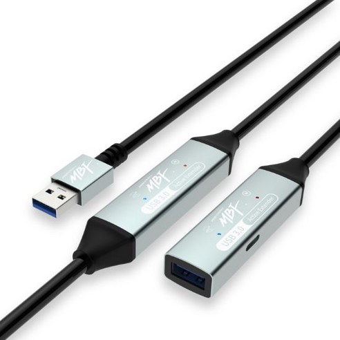 엠비에프 USB3.0 연장 리피터 무전원 케이블 10M MBF-USBEX310, 1개, 10m