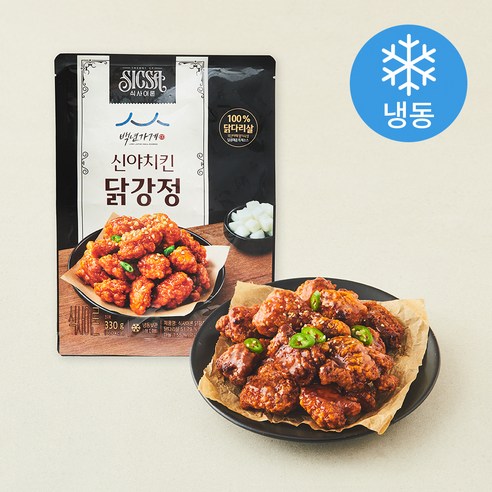 [로켓프레시] 식사이론 백년가게 신야치킨 닭강정 (냉동)