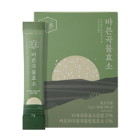 건강한약속바른 곡물효소 누룽지맛 30포, 90g, 1개