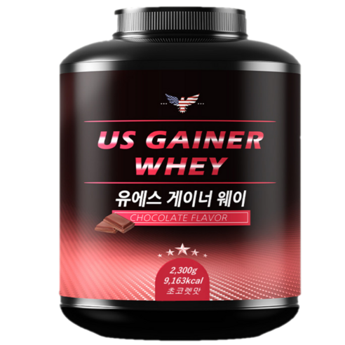 B 프로틴 유에스게이너웨이 2.3kg 단백질 게이너보충제 살찌는 벌크업 근육 체중 헬스 체력 근력 지구력