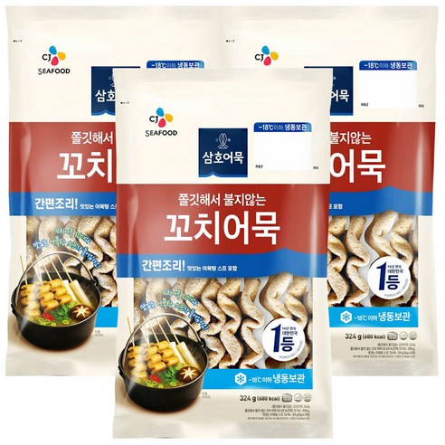 CJ 삼호 꼬치어묵 324g, 324g, 3개