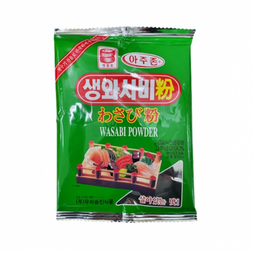 맷돌표 아주존 생와사비분, 200g, 5개